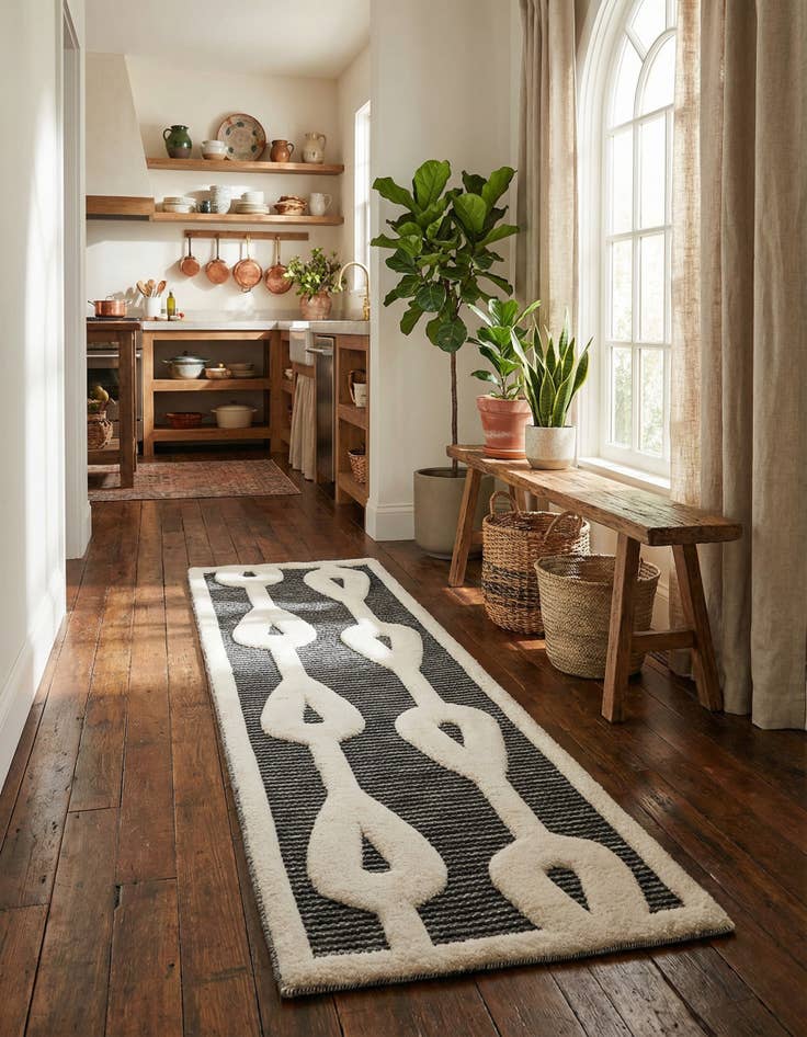 Detail image of  2' x 6' Prismatic Runner Rug