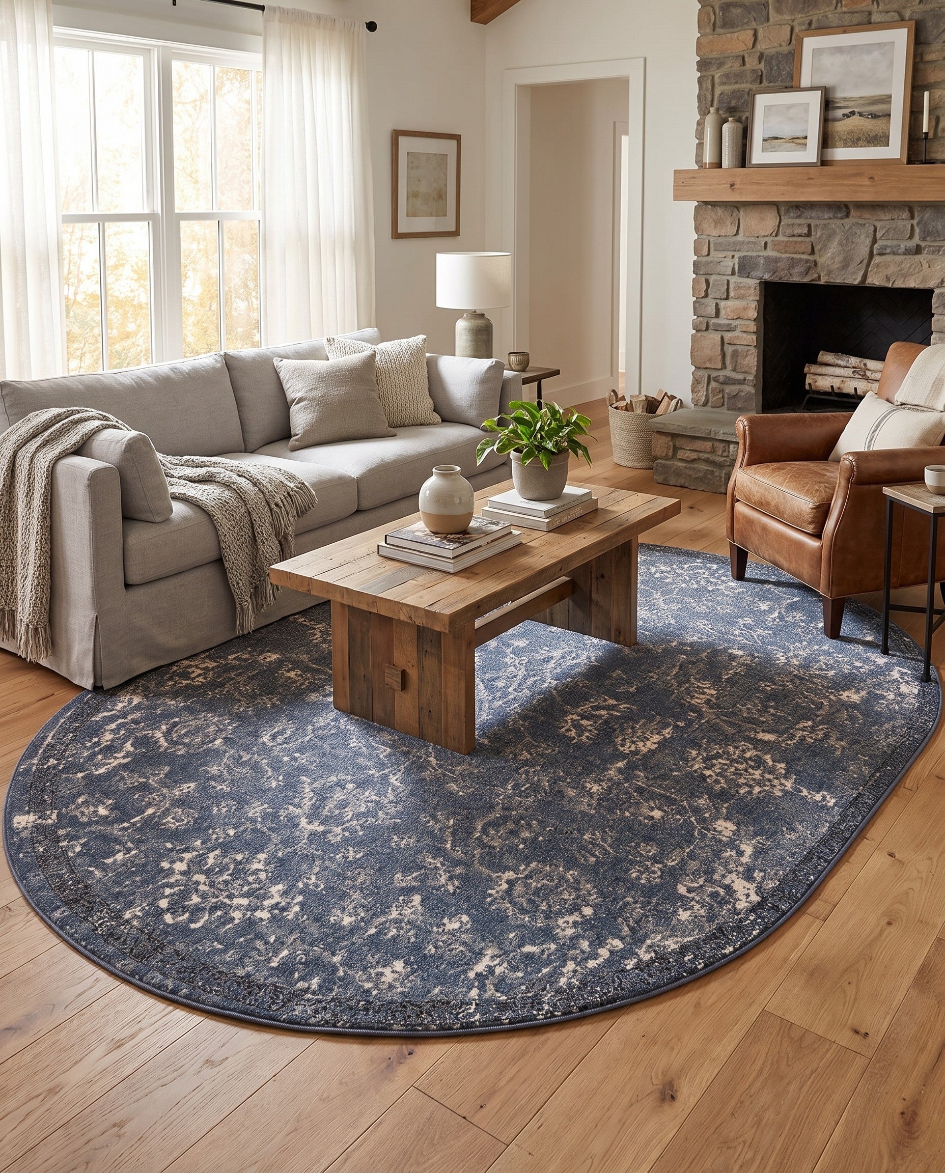 7' 10 x 10' Oregon Oval Rug