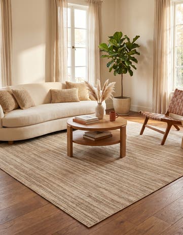 Ivory Gemstone Square Rug