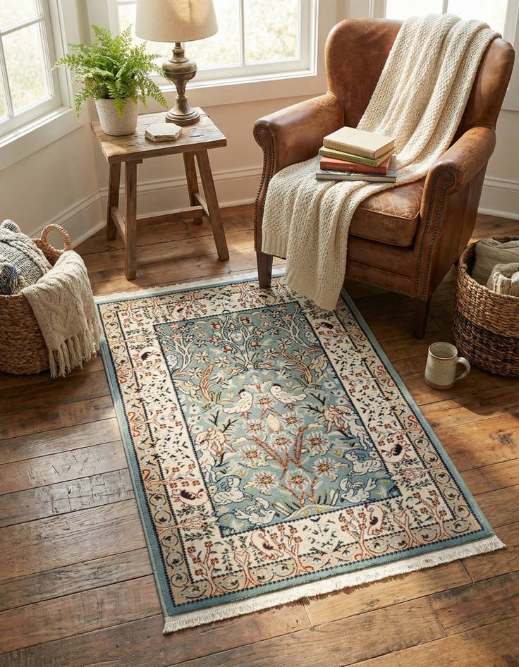 Detail image of 2' x 3' Nain Design Rug