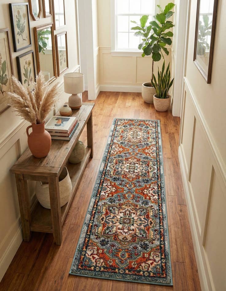 Detail image of 2' x 8' Isabella Runner Rug