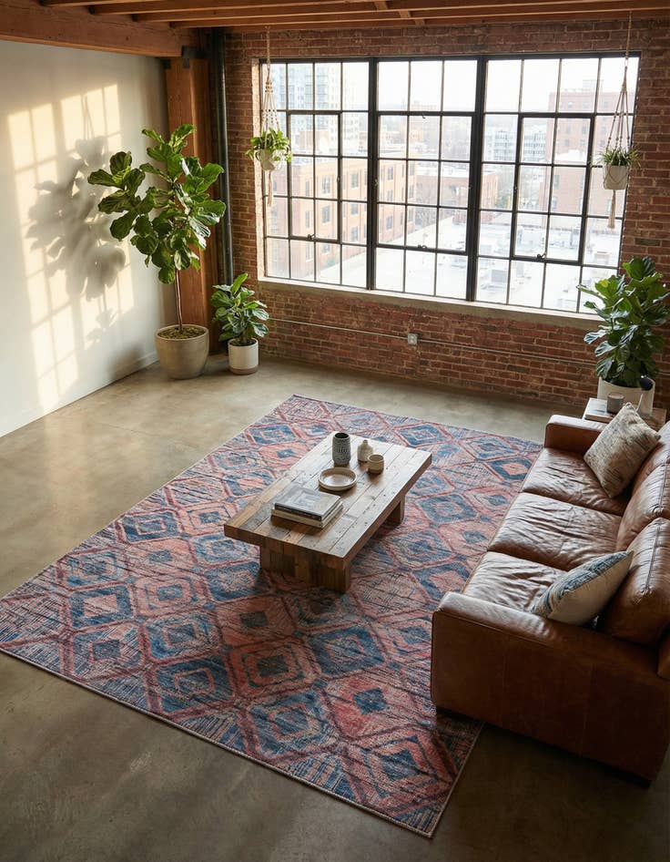 Detail image of 9' 2 x 12' Washable Sisu Rug