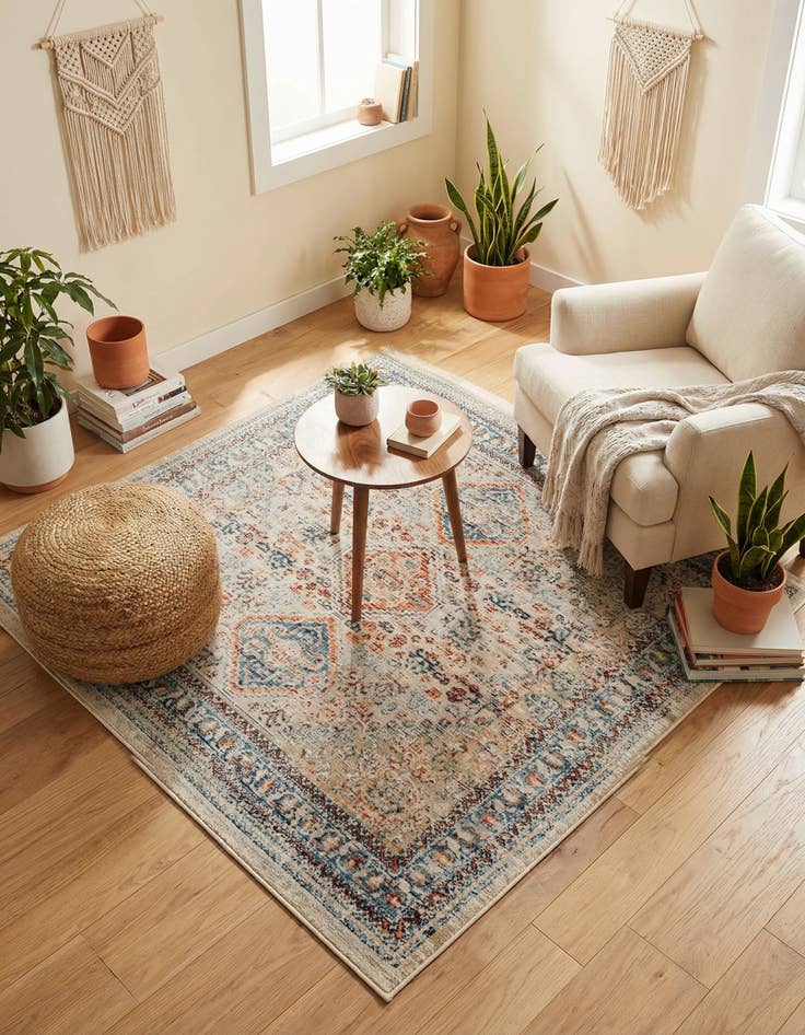 Detail image of  4' x 4' Newport Square Rug