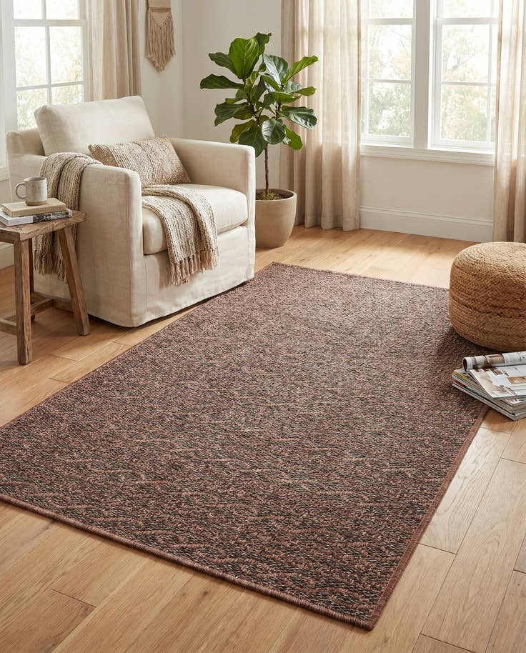 Detail image of 4' x 6' Easy-Clean Modern Indoor / Outdoor Rug