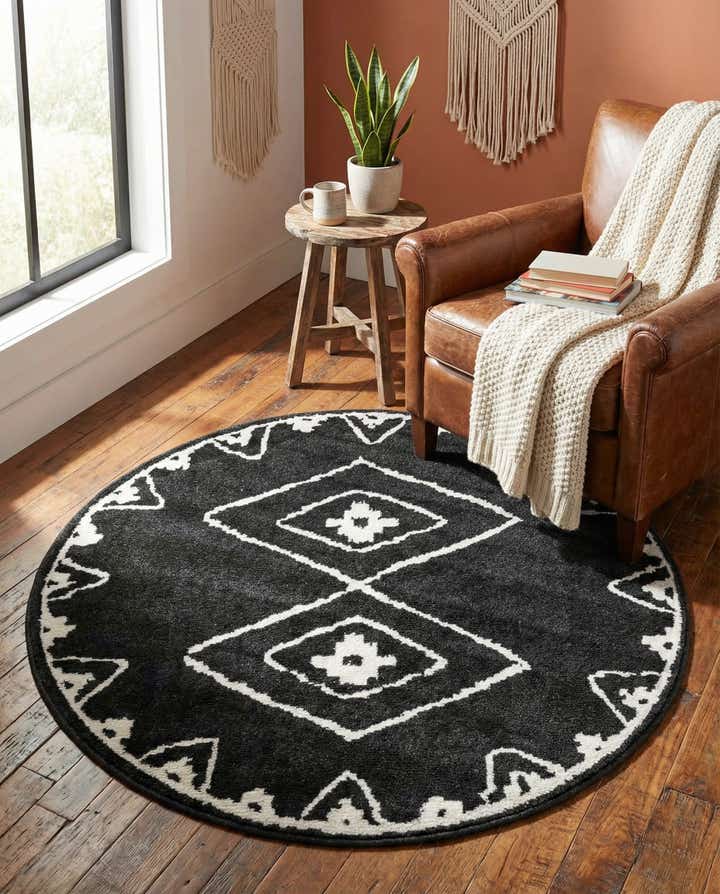 4' x 4' Oslo Round Rug