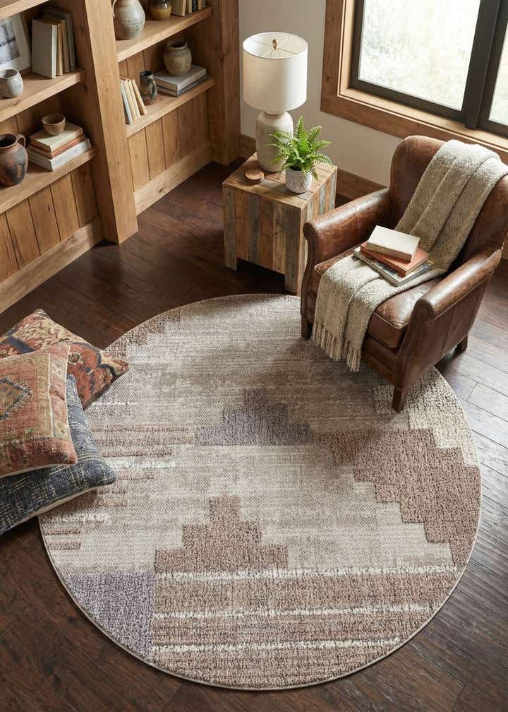 7' x 7' Cherokee Round Rug