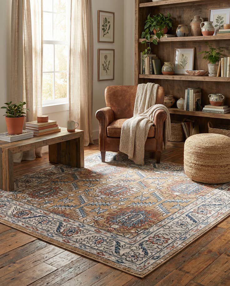 Detail image of 6' x 6' Nyla Square Rug