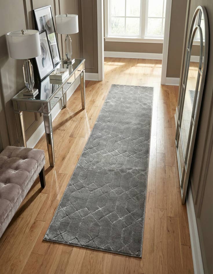 Detail image of 2' x 10' Marilyn Monroe™ Glam Trellis Runner Rug