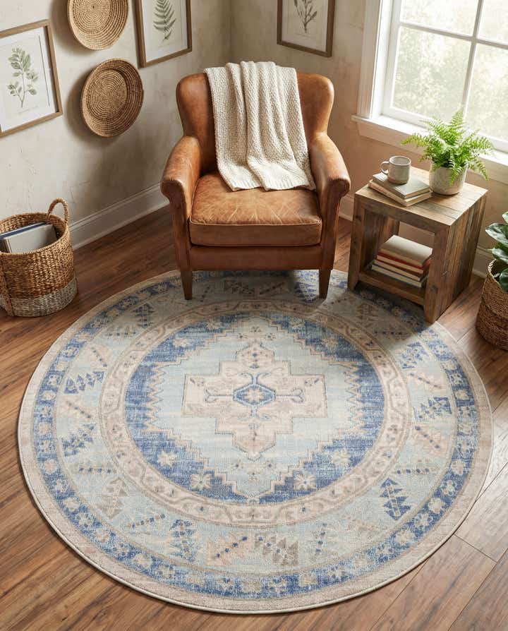 4' 1 x 4' 1 Whitney Round Rug