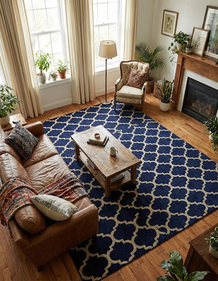 Detail image of 10' x 13' Lattice Rug