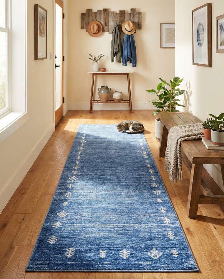 2' 7 x 10' Gabbeh Runner Rug