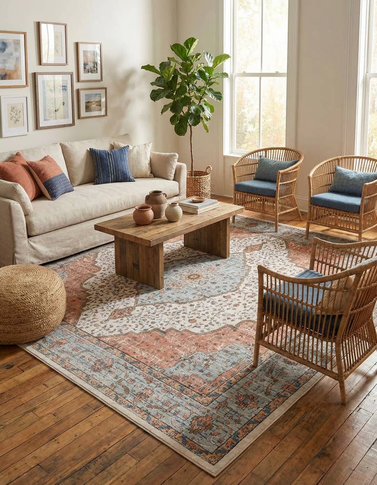 Detail image of 11' 10 x 11' 10 Nyla Square Rug