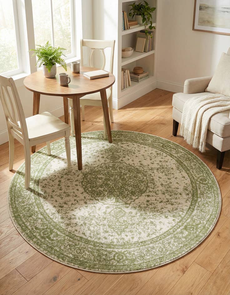 Detail image of 5' 3 x 5' 3 Dover Round Rug