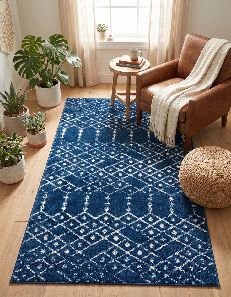 Detail image of 3' 3 x 5' 3 Paxon Trellis Rug
