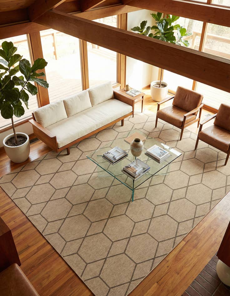 Detail image of 12' 2 x 12' 2 Dunes Square Rug