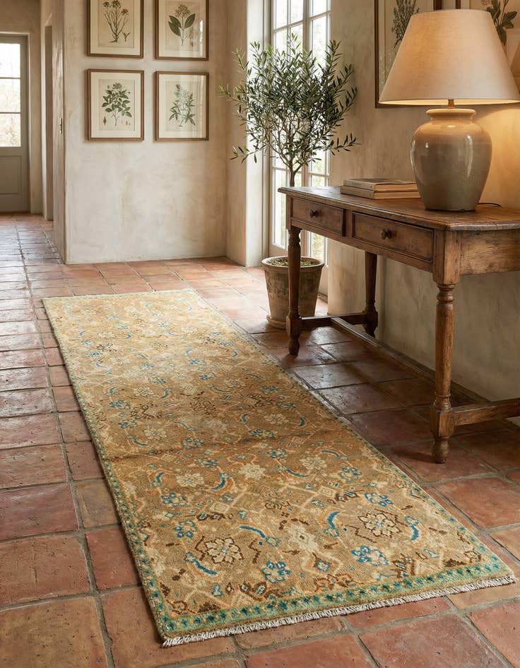 Detail image of 1' 11 x 7' 5 Hamedan Runner Rug