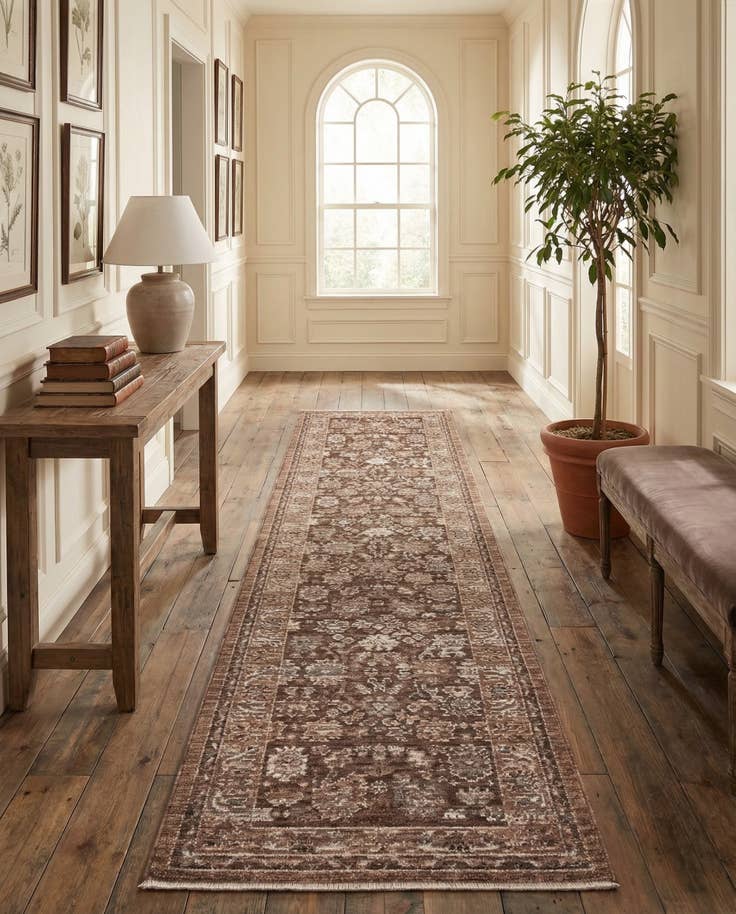 Detail image of 2' 7 x 12' 6 Grand Tradition Rug