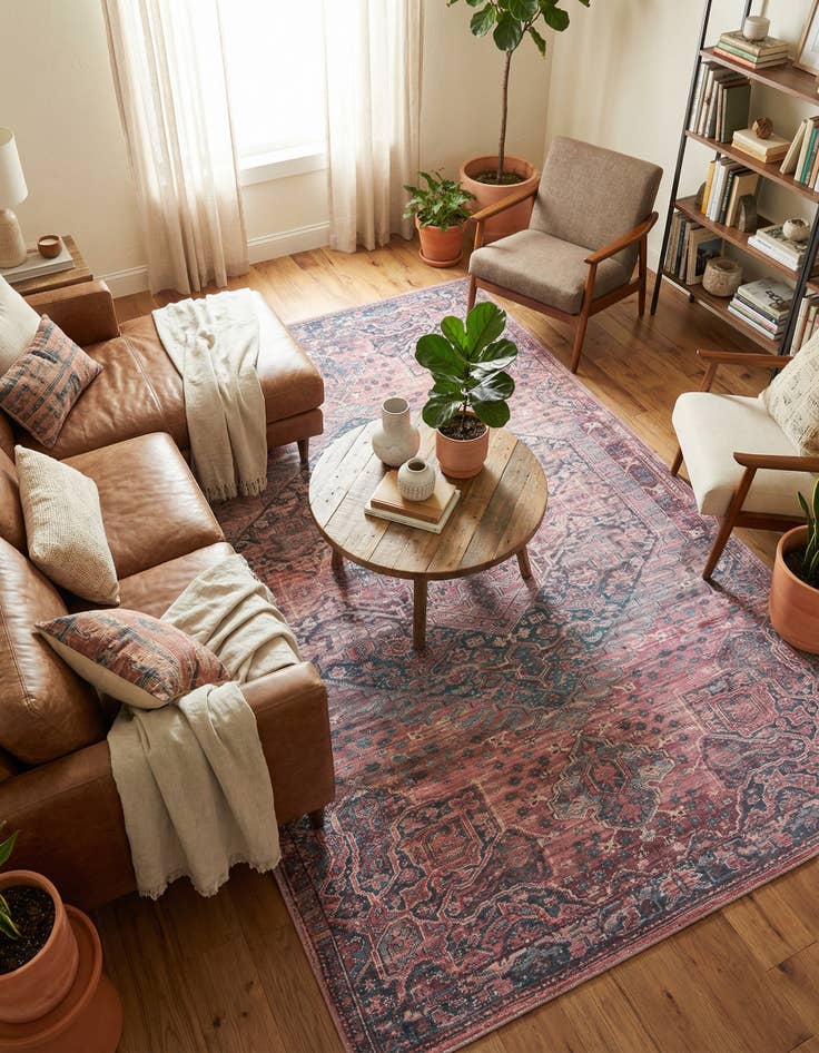 Detail image of 7' 3 x 10' Washable Maahru Rug