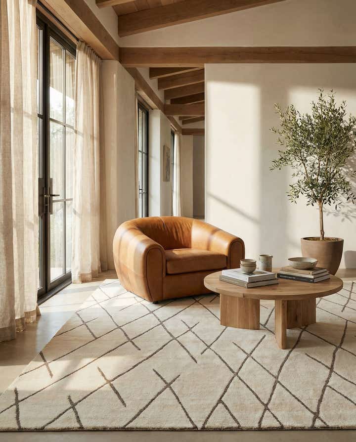 12' x 12' Atlas Moroccan Wool Square Rug