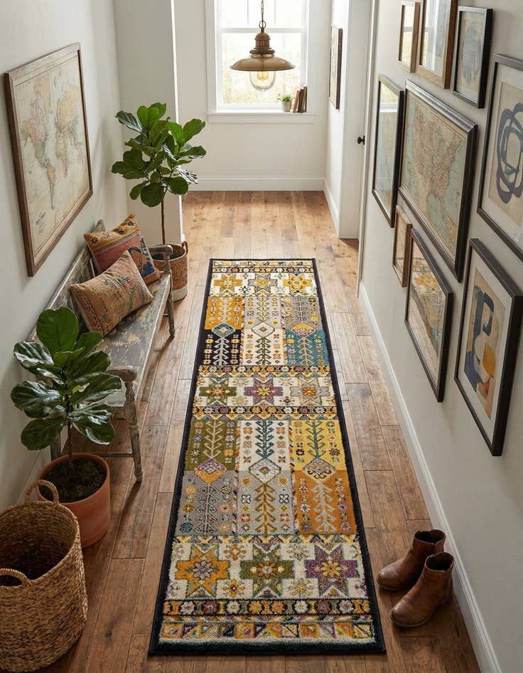 Detail image of 2' 7 x 10' Carrington Runner Rug