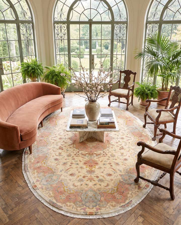 6' 9 x 10' Tabriz Rug
