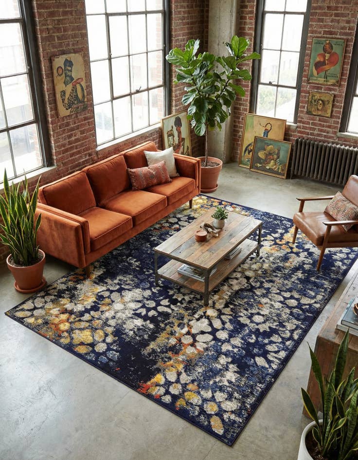 Detail image of 8' x 10'  Washable Arte Rug