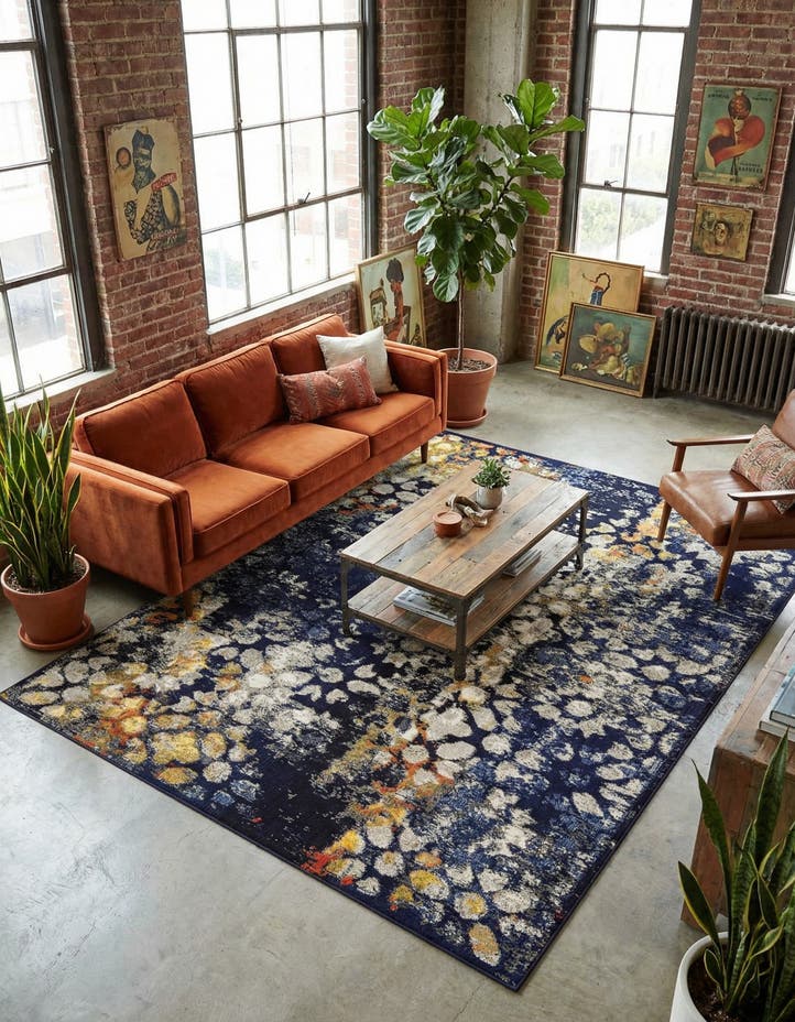 8' x 10' Washable Carnevale Rug