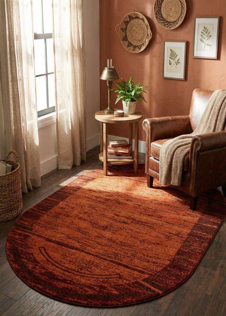 5' 3 x 8' Equinox Oval Rug