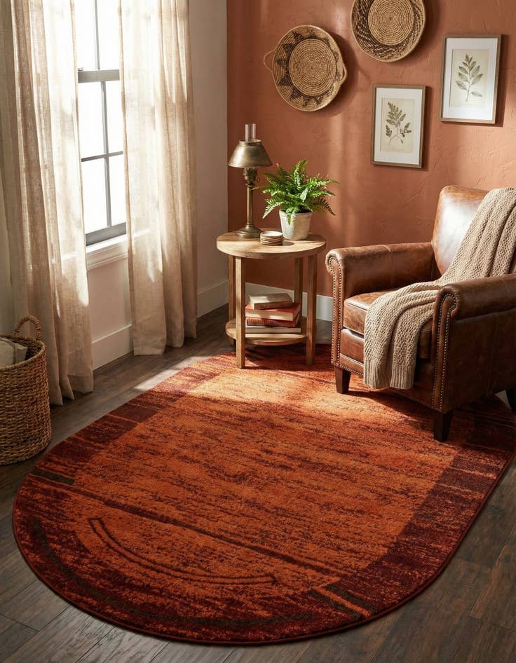 Detail image of 5' 3 x 8' Harvest Oval Rug