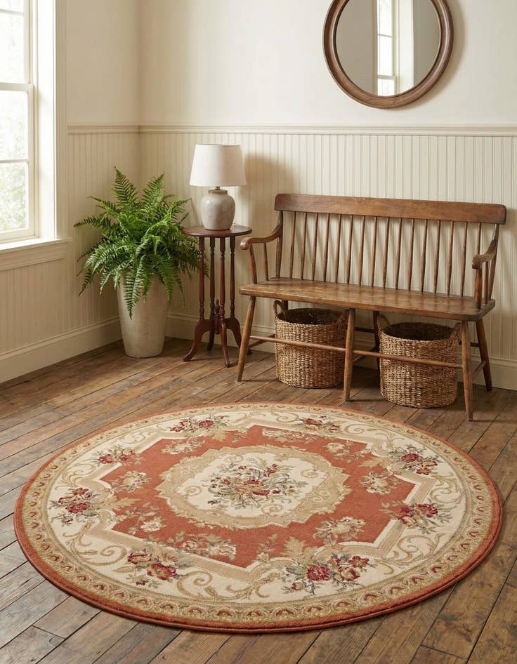 Detail image of 6' x 6' Chateau Round Rug