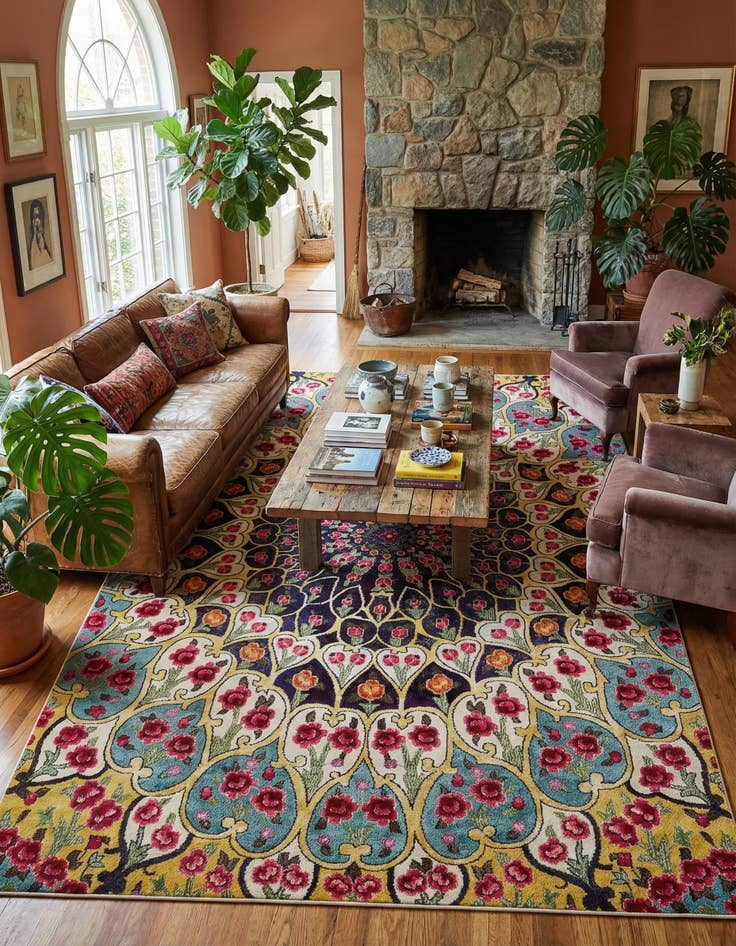 Detail image of 10' 6 x 16' 5  Washable Arte Rug