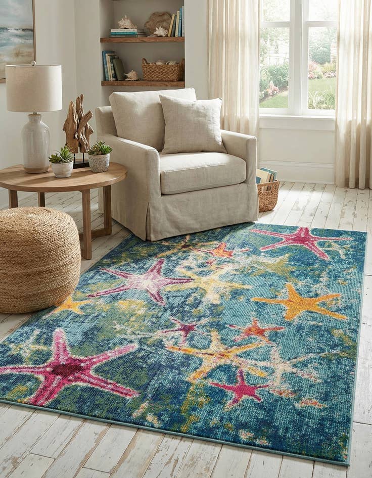 Detail image of 4' x 6' Washable Amalfi Rug