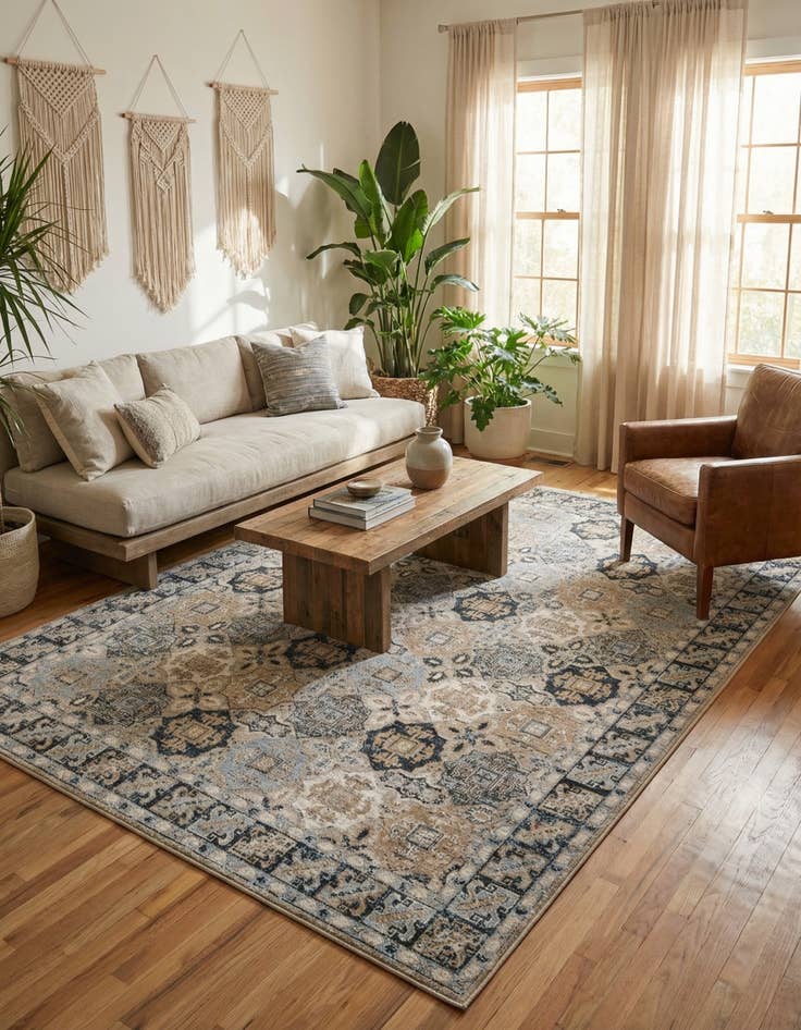 Detail image of 9' x 12' Kamala Washable Rug