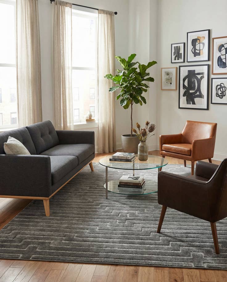 Detail image of 6' x 9' Vogue Geo Rug