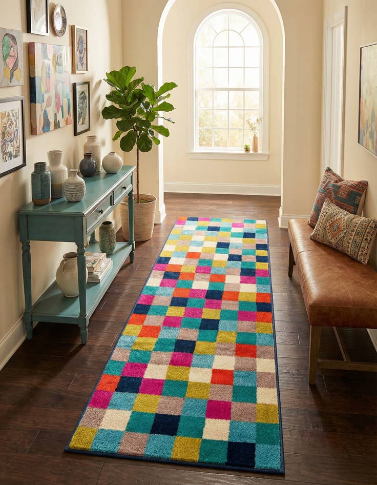 Detail image of 2' x 6' Azalea Runner Rug