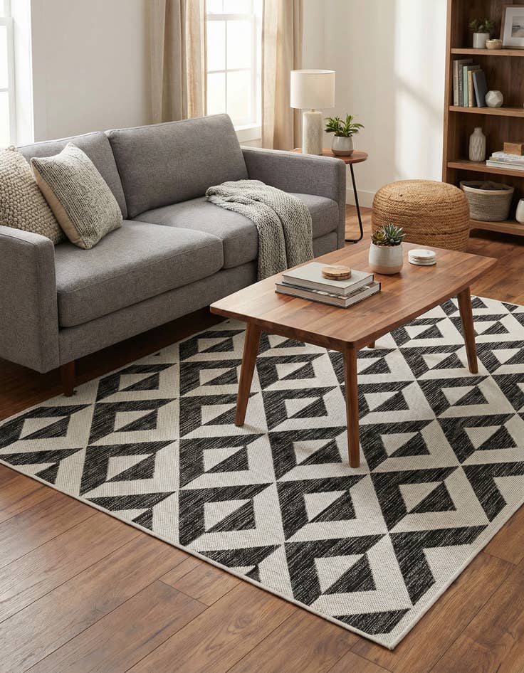 Detail image of 4' x 6'  Washable Jill Zarin Napa Indoor / Outdoor Rug