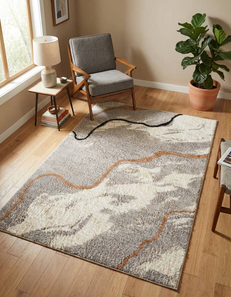 Detail image of 4' x 6' Sepia Rug