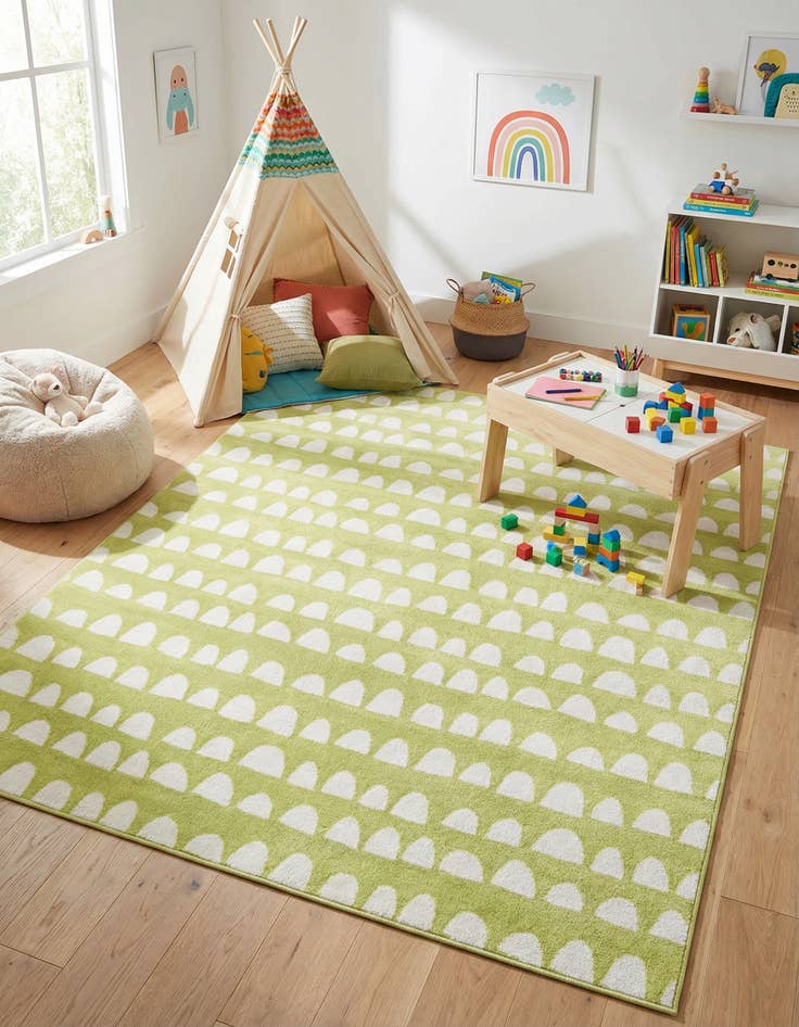 Detail image of 7' 10 x 10' Whimsy Kids Rug