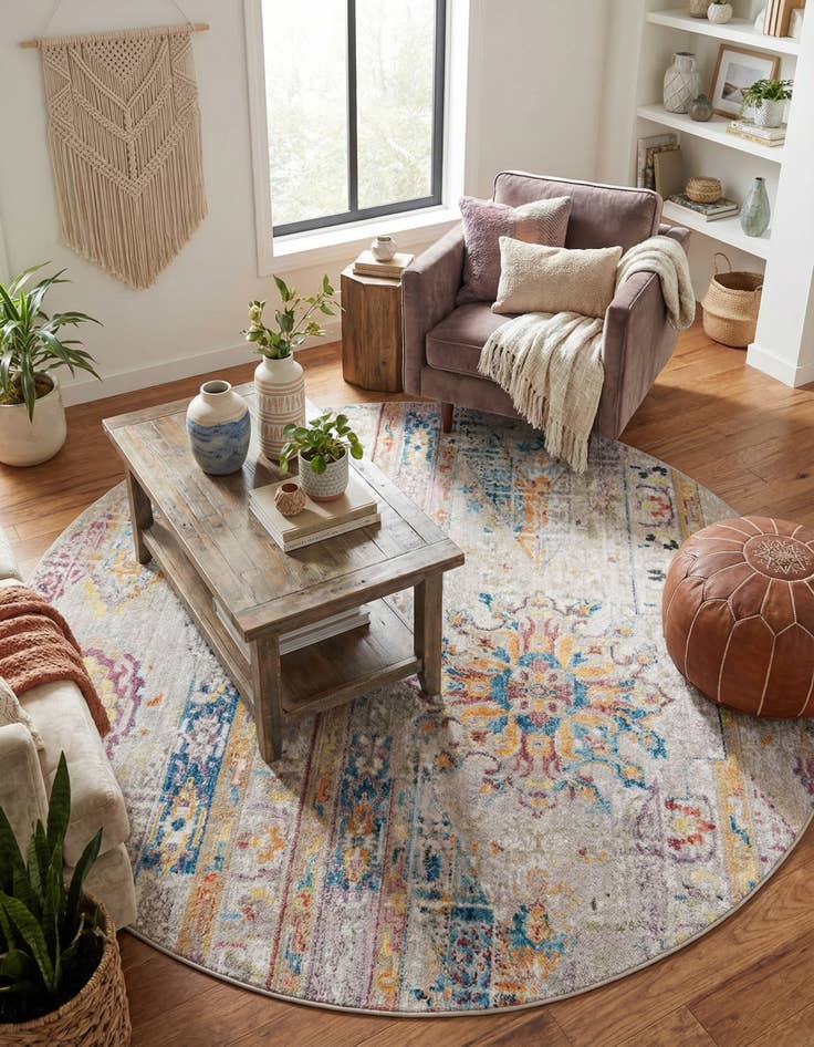 Detail image of 8' x 8' Vega Round Rug