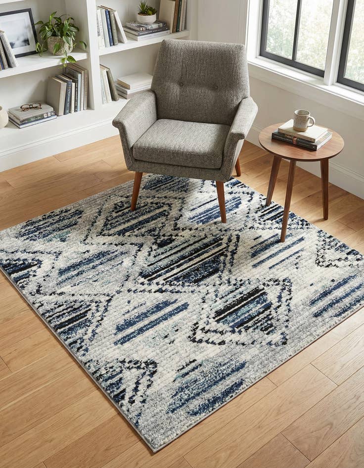 Detail image of 5' 3 x 5' 3 Tagine Square Rug