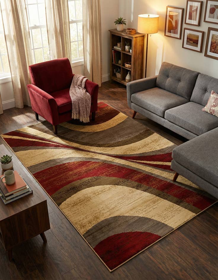 Detail image of 7' x 10' Coffee Shop Rug