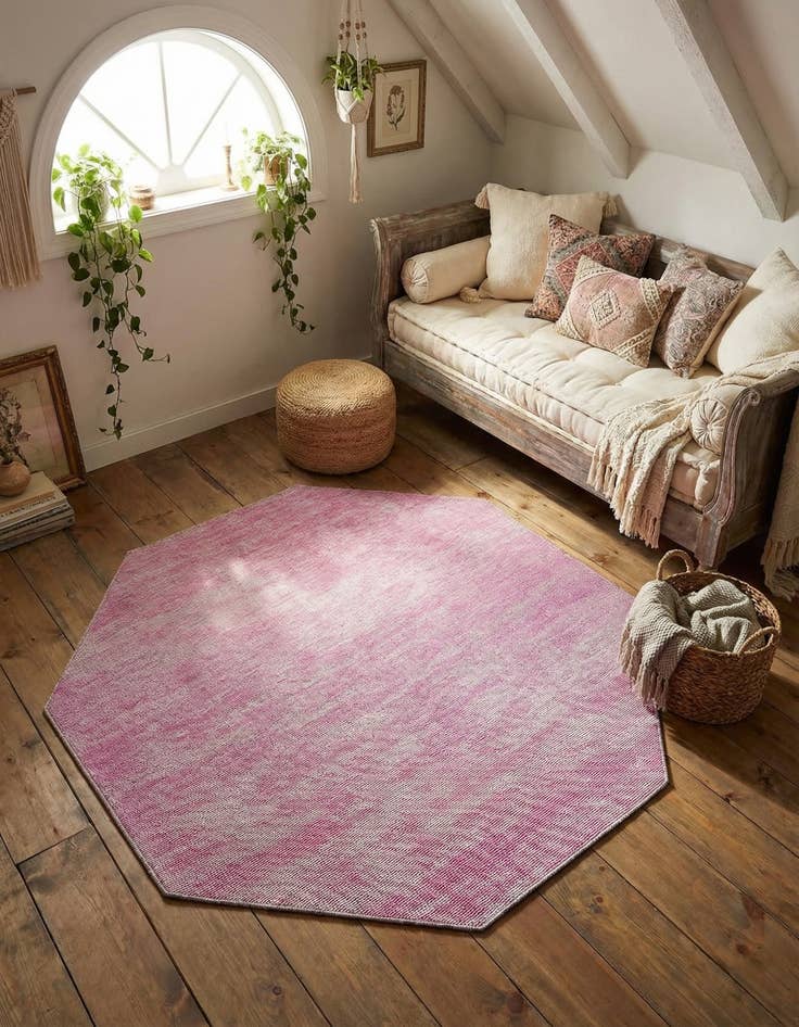 Detail image of 5' x 5' Asha Octagon Rug