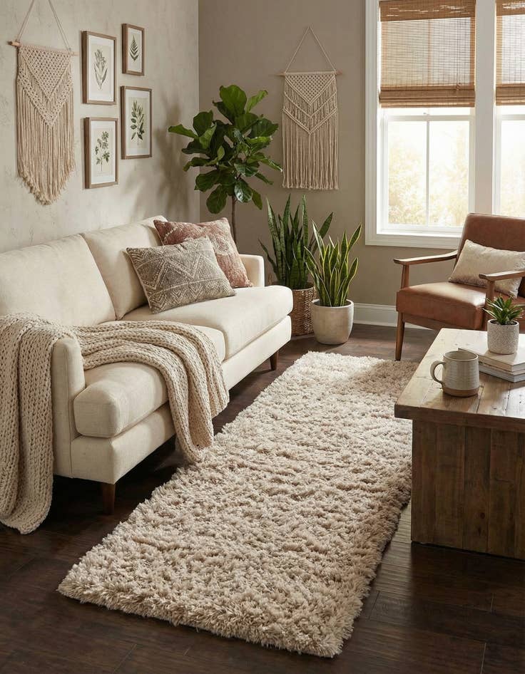 Detail image of 2' x 6' Marilyn Monroe&trade; Shag Runner Rug