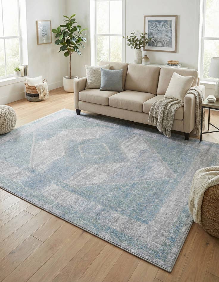 Detail image of 6' x 9' Kamala Washable Rug