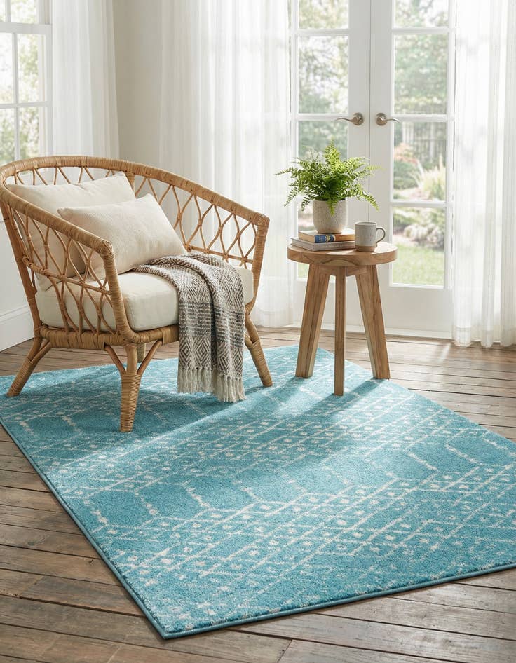 Detail image of 4' x 6' Paxon Trellis Rug