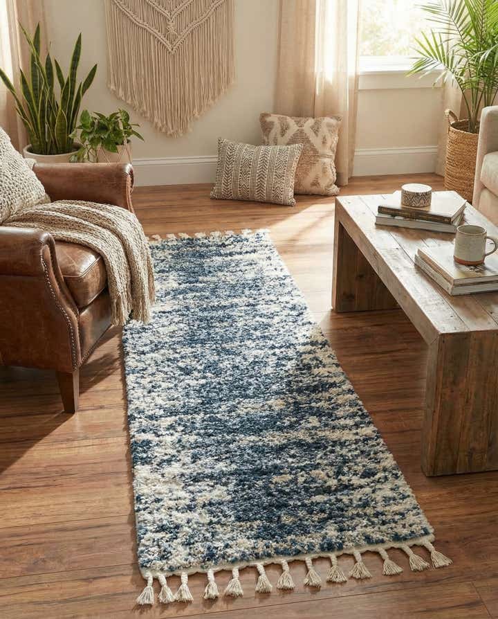 2' x 6' Serenity Shag Runner Rug