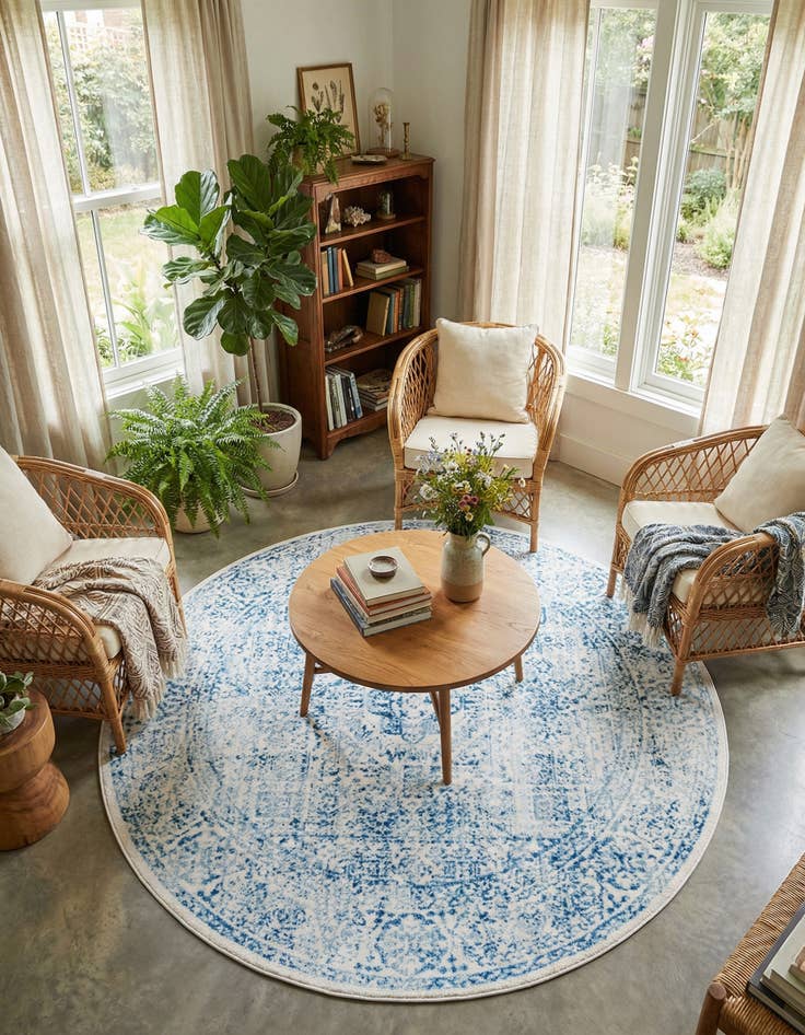 Detail image of 6' x 6' Brooklyn Round Rug