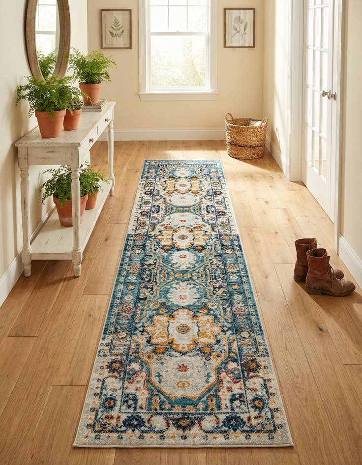 Detail image of 3' x 13' Madeline Vintage Runner Rug