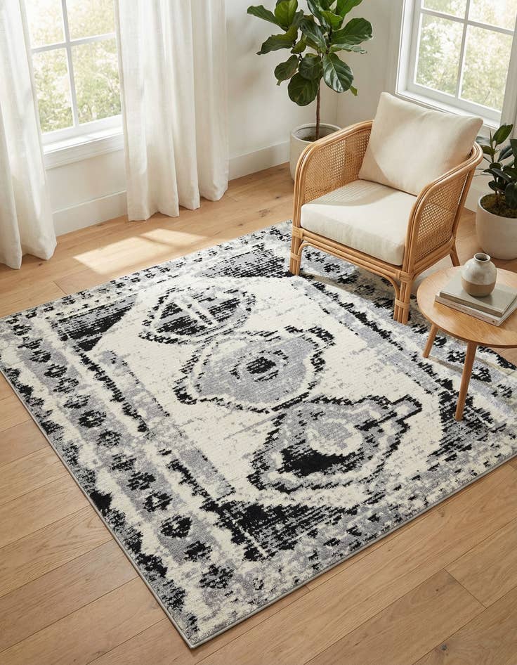 Detail image of 5' 3 x 5' 3 Tagine Square Rug