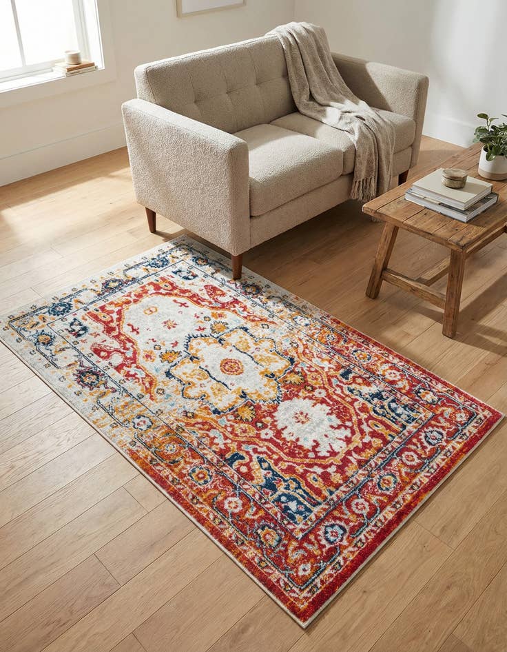 Detail image of 3' 3 x 5' 3 Madeline Vintage Rug